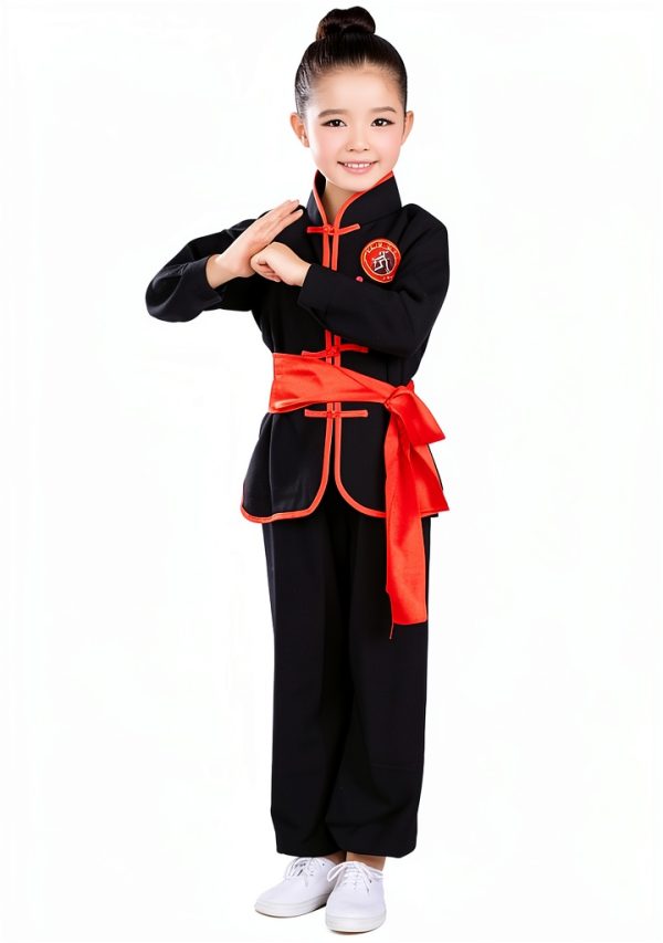 Kids Tai Chi Uniform Traditional Chinese Kung Fu Suit-1