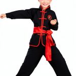 Kids Tai Chi Uniform Traditional Chinese Kung Fu Suit-0