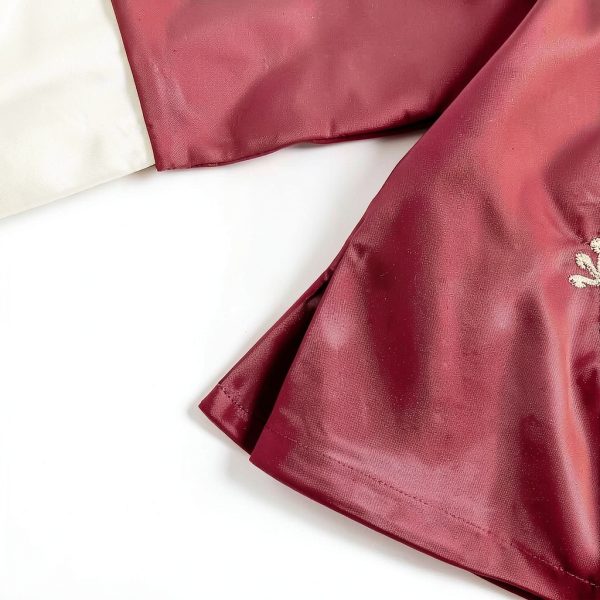 Boys Chinese New Year Outfit Red Satin Kung Fu Suit-7