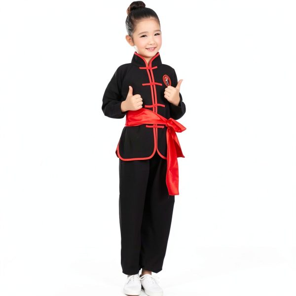 Kids Tai Chi Uniform Traditional Chinese Kung Fu Suit-2