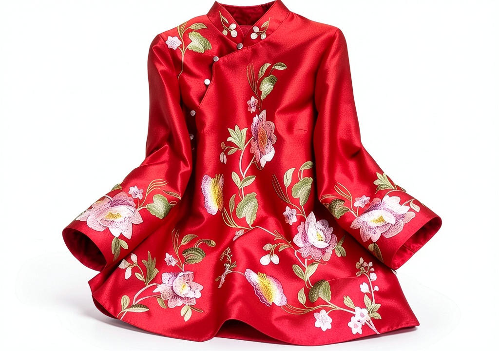 LIXINGHEITANG Women's Hanfu Jacket in a park