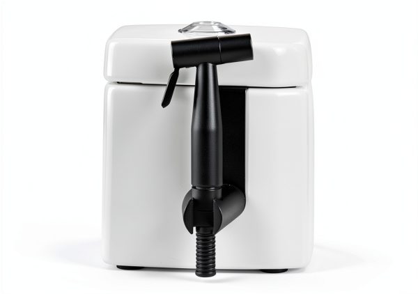 Handheld Bidet Sprayer for Toilet, Bidet Holder, Portable Pet Shower, Bathroom Stainless Steel Spray for Personal Hygiene with Hook in Black-3