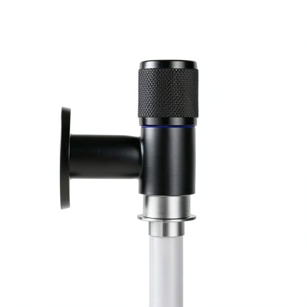 1-In-2-Out Dual Control Valve YAKUHY for Bidet & Toilet Metal Silver-4