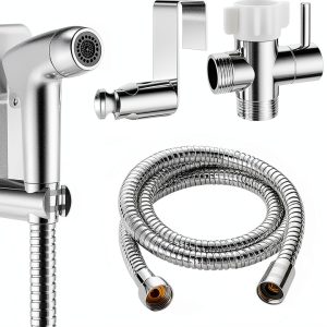 Handheld Toilet Bidet Sprayer WEIDMAX Pressure Control Brushed Nickel-0