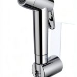 Bidet Sprayer JiGiU Handheld Faucet Set Brushed Nickel 1.2m Hose-0