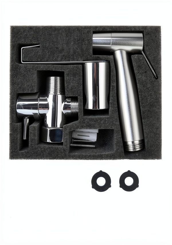 Stainless Steel Bidet Sprayer Kit - Easy Install Toilet Bidet Attachment for Personal Hygiene and Cleaning-6