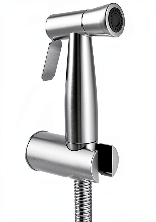 Handheld Toilet Jet Spray, Stainless Steel Jet Sprayer kit, Bathroom Bidet with Adjustable Water Pressure, Easy to Install Bidet Faucet Sprayer for Baby Cloth Diaper Cleaning-0