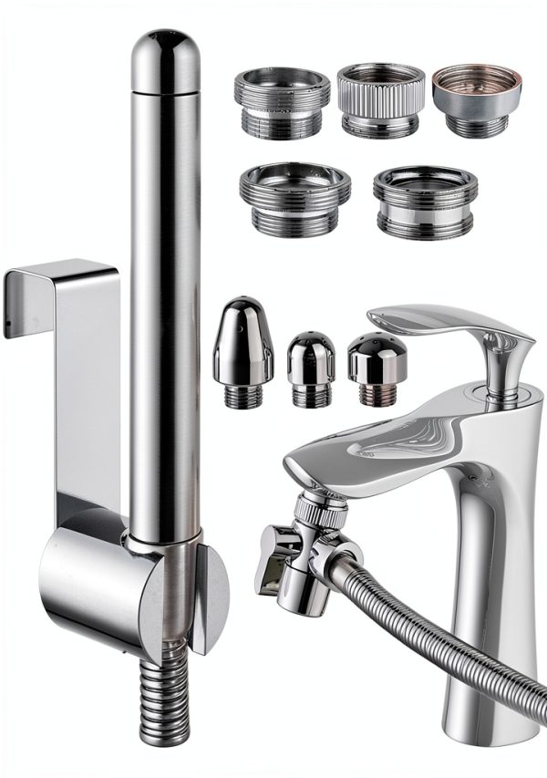 Handheld Shower AITUOSI 3‑Head Faucet Diverter with 59‑Inch Hose-0