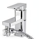 Hibbent Sink Faucet Hose Sprayer Attachment with 10 Adapters - Dual Function Handheld Bidet, Rinser & Shower Head - for Feminine Hygiene, Baby Diaper Cleaning & Pet Bathing-0