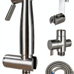 Handheld Bidet Sprayer for Toilet, Muslim Shower, Adjust Water Pressure Stainless Steel Bathroom Handheld Spray, Toilet Shower, Potty Toilet Hygiene,Bathing Pets,Feminine Hygiene (1)-0