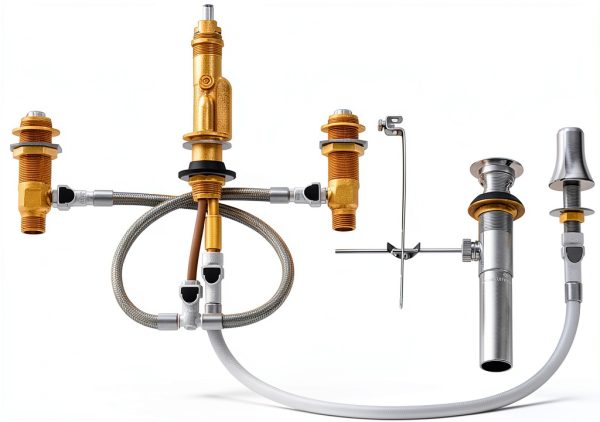Moen M-PACT Widespread Bidet Rough-In Valve 9265 Brass-0