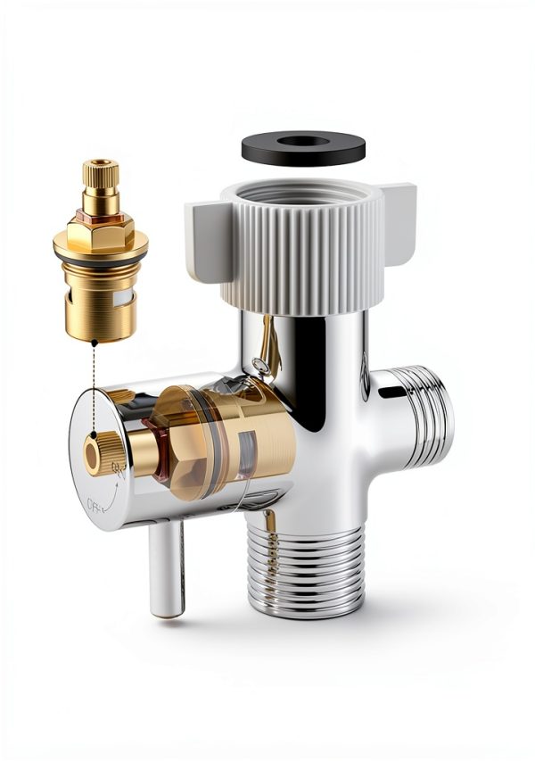 Handheld Bidet Sprayer EYLCIMP 47" Steel Hose Chrome BN-005-4