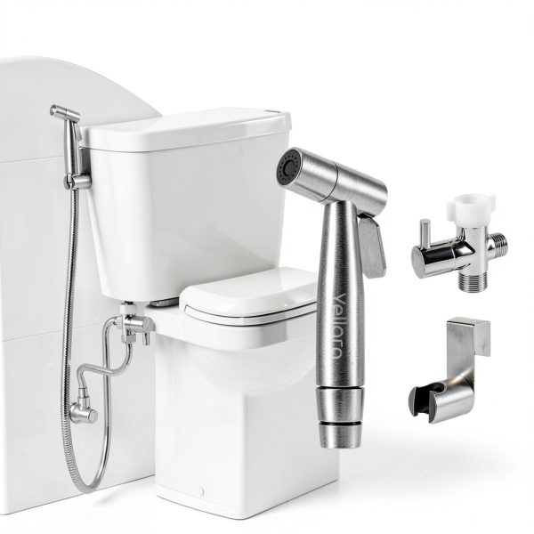 Handheld Bidet Sprayer for Toilet - Feminine Wash, Stainless Steel-3