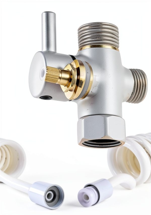Handheld Bidet Sprayer Kit for Toilet by POCALAND, White Spring Hose-1