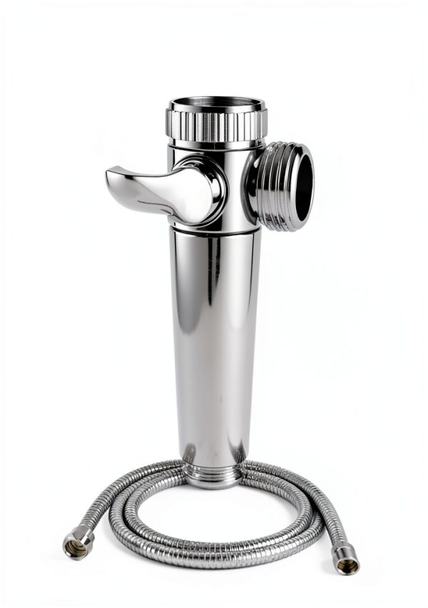 Hibbent Sink Faucet Hose Sprayer Attachment with 10 Adapters - Dual Function Handheld Bidet, Rinser & Shower Head - for Feminine Hygiene, Baby Diaper Cleaning & Pet Bathing-7