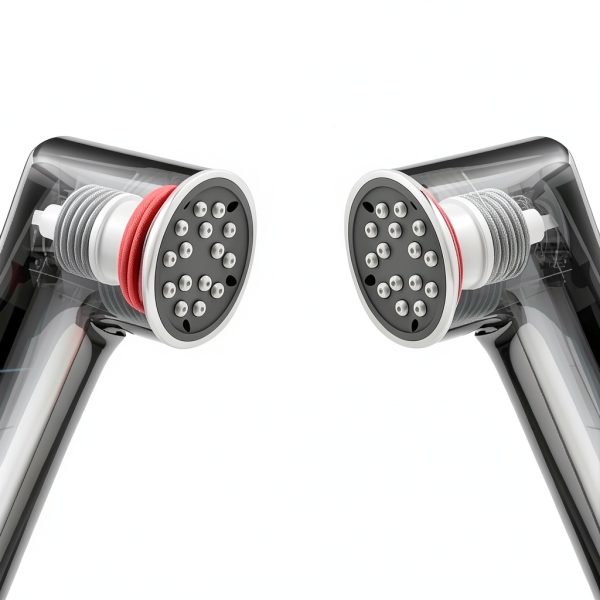 Handheld Bidet Sprayer EYLCIMP 47" Steel Hose Chrome BN-005-5