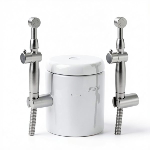Brushed Nickel Handheld Bidet Sprayer – Greenspring Adjustable Brass-7