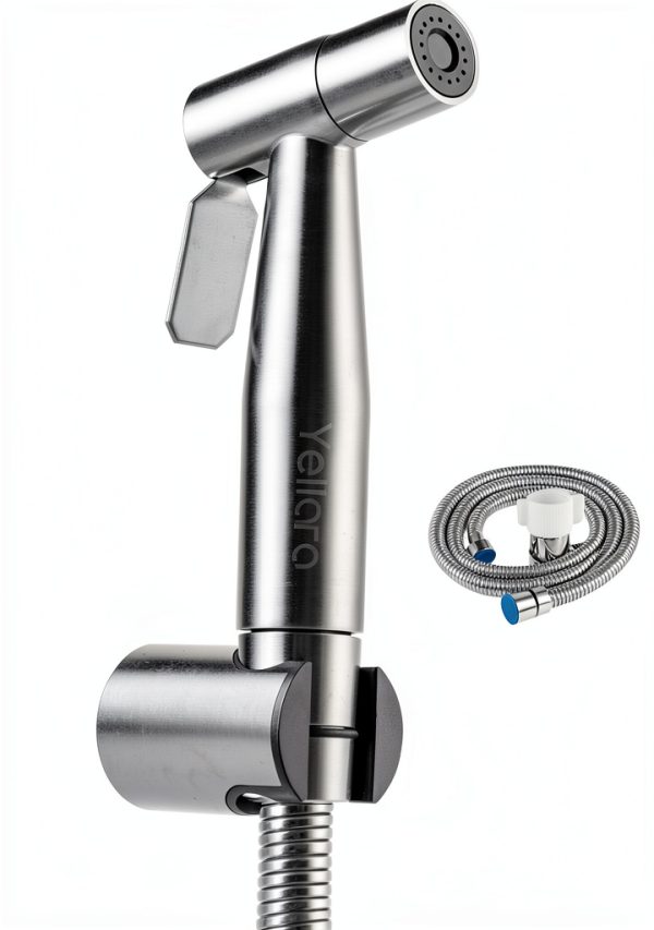 Handheld Bidet Sprayer for Toilet - Feminine Wash, Stainless Steel-0