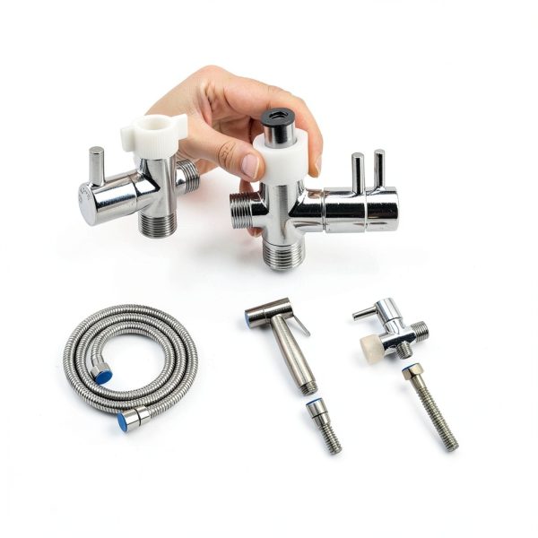 Handheld Bidet Sprayer for Toilet - Feminine Wash, Stainless Steel-5