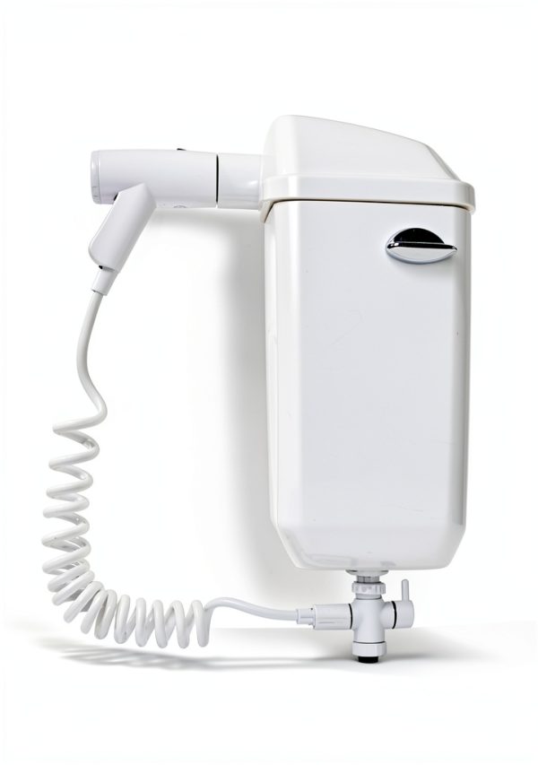 Handheld Bidet Sprayer Kit for Toilet by POCALAND, White Spring Hose-4