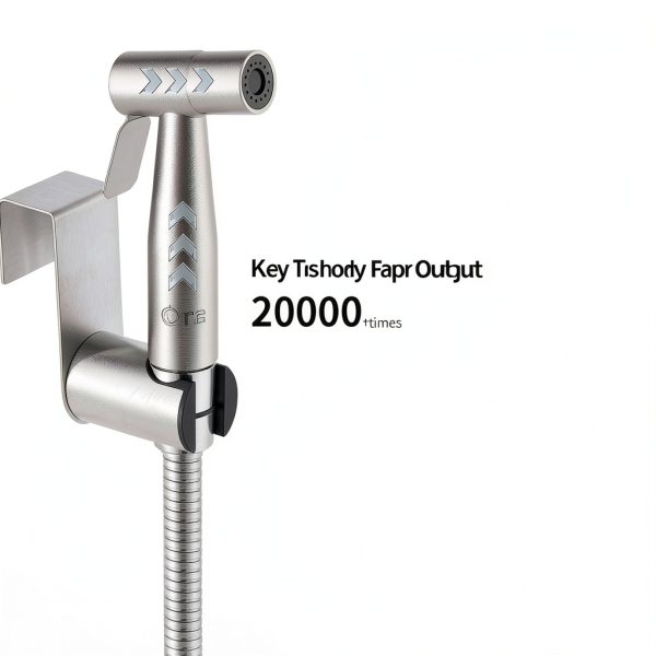 Handheld Bidet Sprayer Tengpole Nickel 304 Stainless Hose Adjustable-4